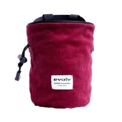 Evolv Corduroy Chalk Bag - Ruby